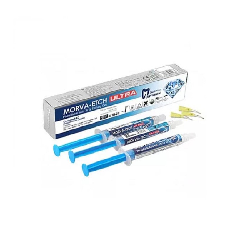 ژل اچینگ مروابن مروا اچ اولترا ۵۰ میل — Morva H Ultra Etching Gel 50ml – مناسب افزایش قدرت باندینگ دندانپزشکی و کاهش پوسیدگی ثانویه
