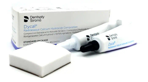 دایکال دنسپلی Dentsply Dycal – ست پودر و مایع سلفکیور، با لیبل اورجینال Dentsply Sirona و ابزار لاینینگ روی پد مخصوص | panamal.ir