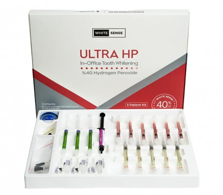 ژل بلیچینگ آفیس ۴۰٪ وایت سنس (White Sense Ultra HP Office) مناسب سفیدکننده فوری دندان تخصصی در مطب دندانپزشکی | panamal.ir