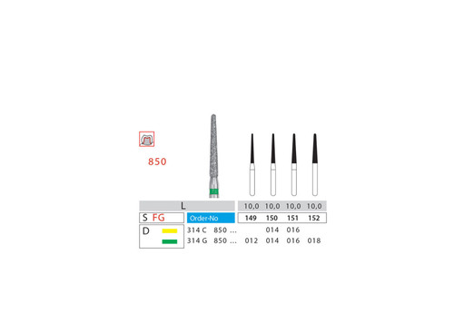 فرز شولدر بلند ته گرد دیاتیز کد 850 | DiatitZ Shoulder Long Round End 850 | panamal.ir